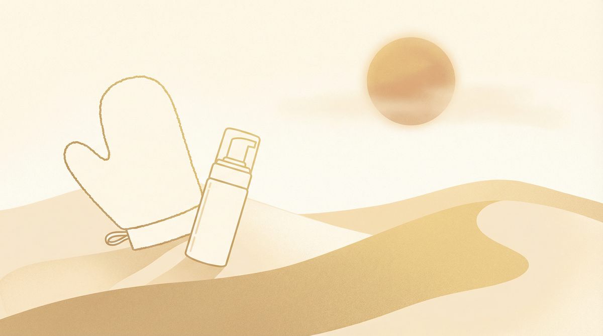 Self tan application