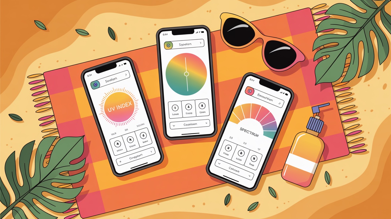 Tan AI vs SPF Tan Timer UV Tracker comparison